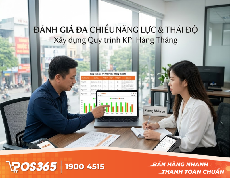 Xây dựng bảng đánh giá KPI năng lực và thái độ nhân viên hàng tháng