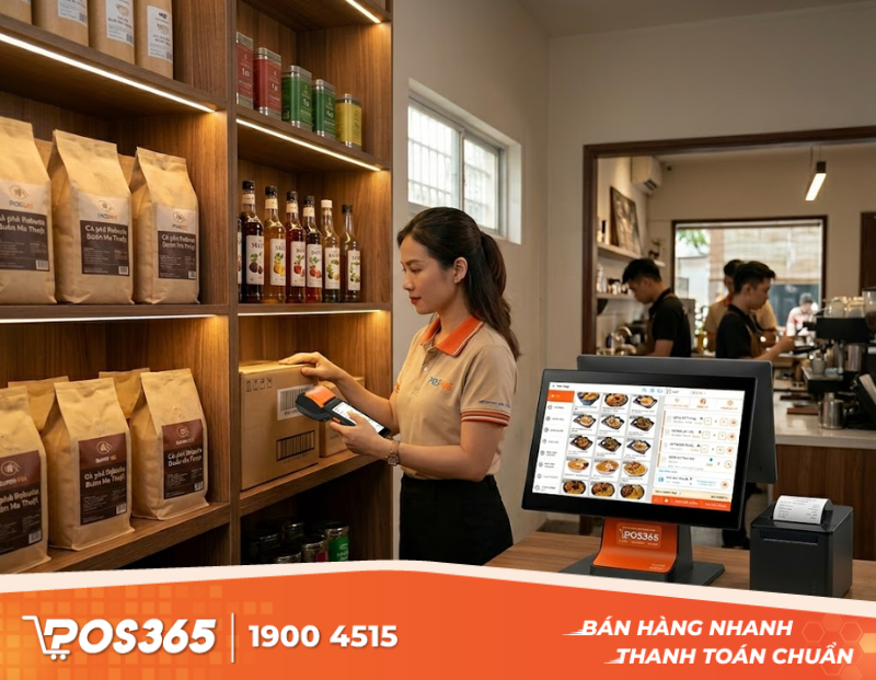 Chuyển đổi số với phần mềm quản l&yacute; kho qu&aacute;n cafe tự động