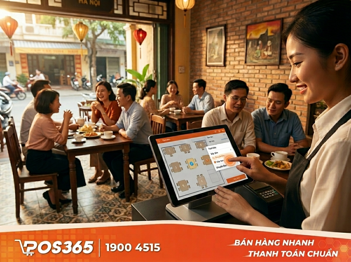 Xử lý mượt mà yêu cầu tách, gộp, chuyển bàn trên máy POS