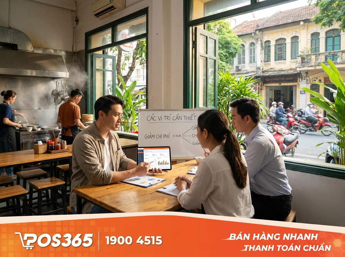Mở nhà hàng cần tuyển những vị trí nào để tối ưu chi phí?