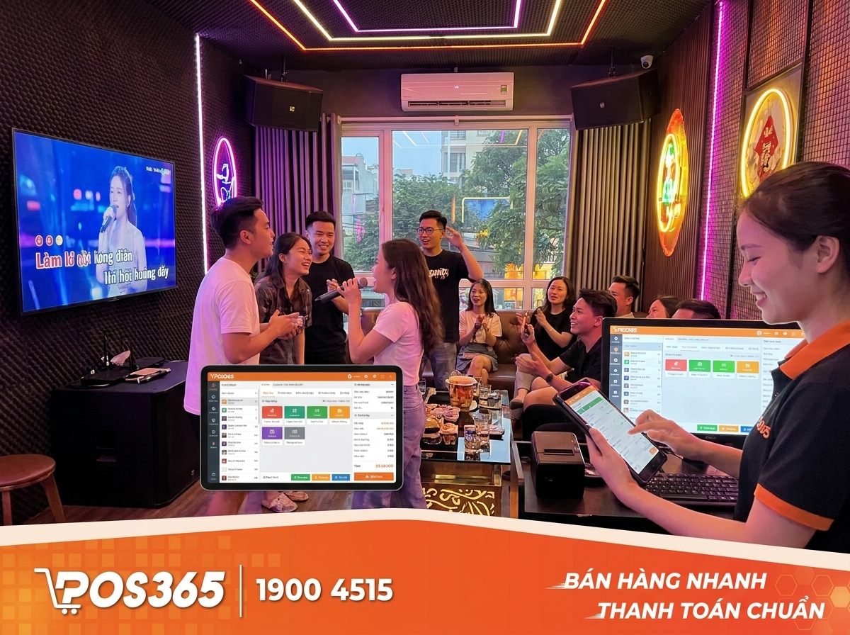 Những tiện ích của phần mềm quản lý quán karaoke POS365