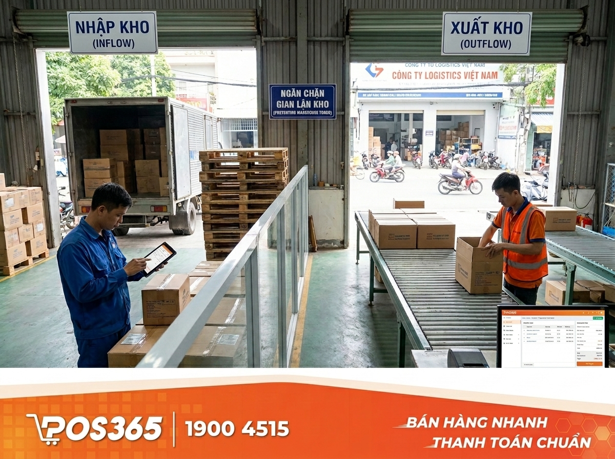 Tách biệt quyền nhập kho và xuất kho: Chống thông đồng gian lận