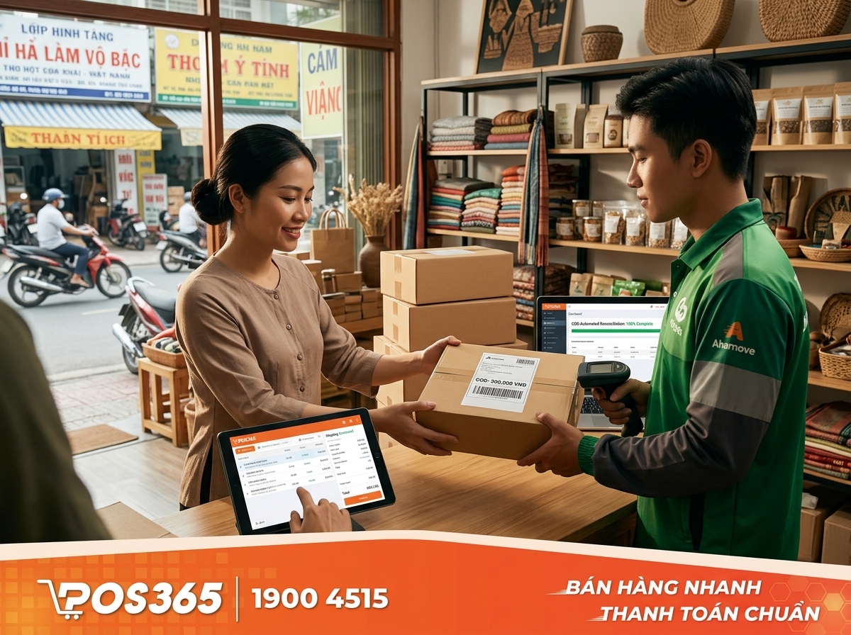 Tích hợp đơn vị vận chuyển: Đẩy đơn nhanh, đối soát COD tự động