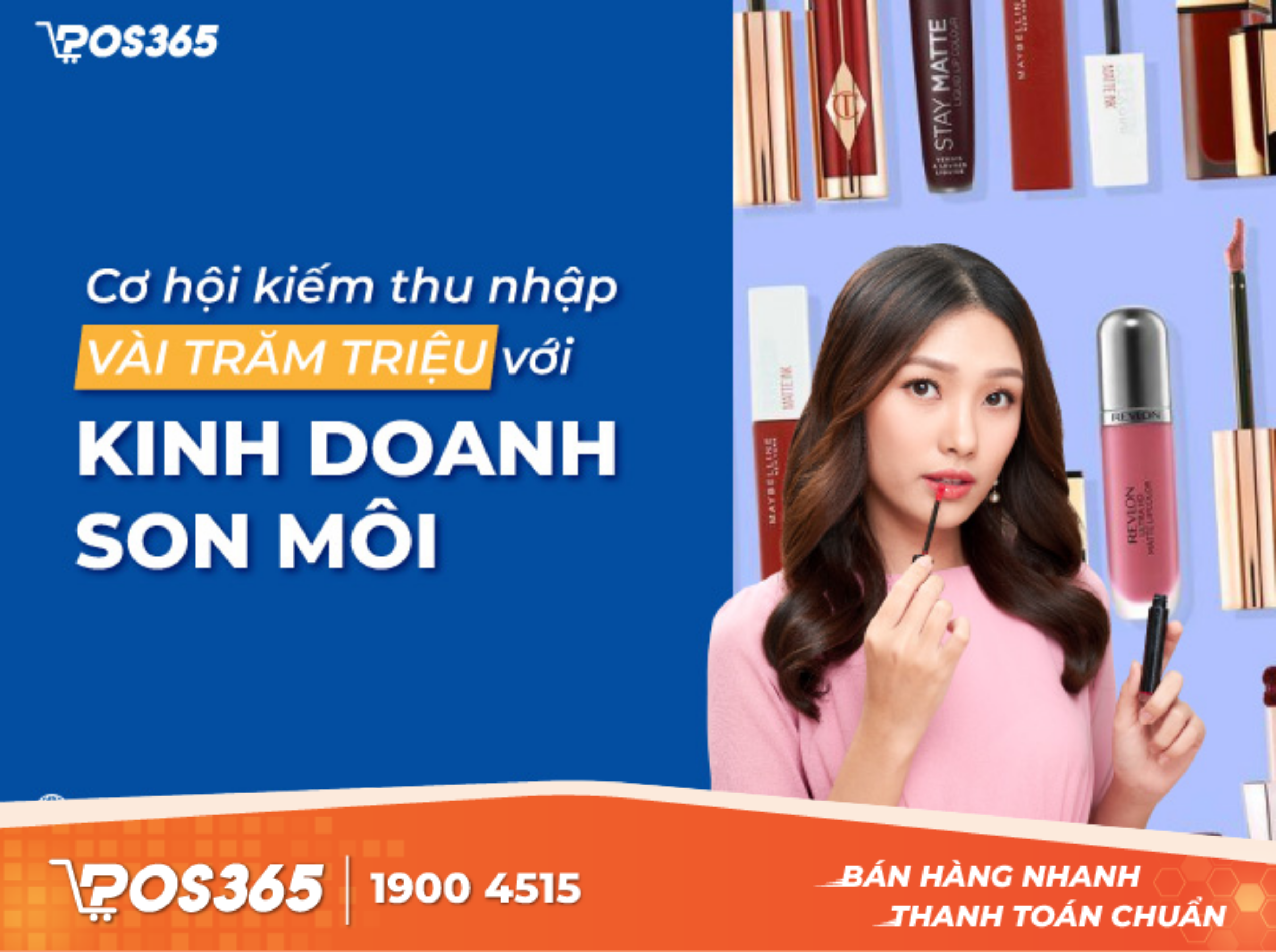 Cơ hội kiếm thu nhập vài trăm triệu với kinh doanh son môi