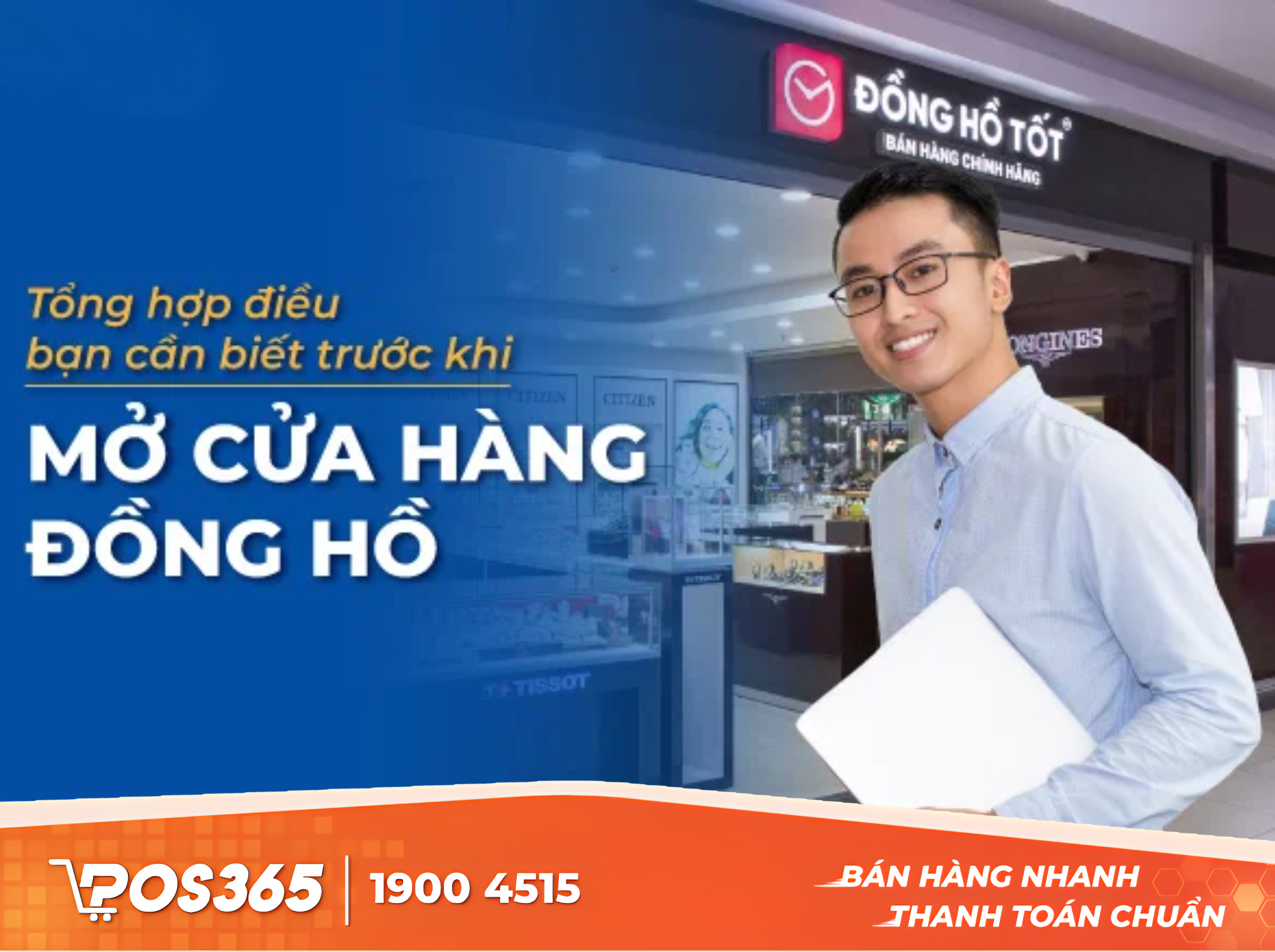 Kinh nghiệm mở cửa hàng đồng hồ: Vốn, Nguồn hàng & Quản lý