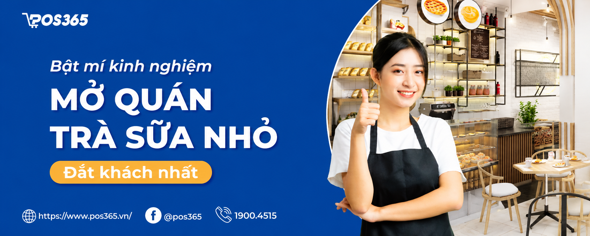 Bật mí kinh nghiệm mở quán trà sữa nhỏ vạn người mê 2026