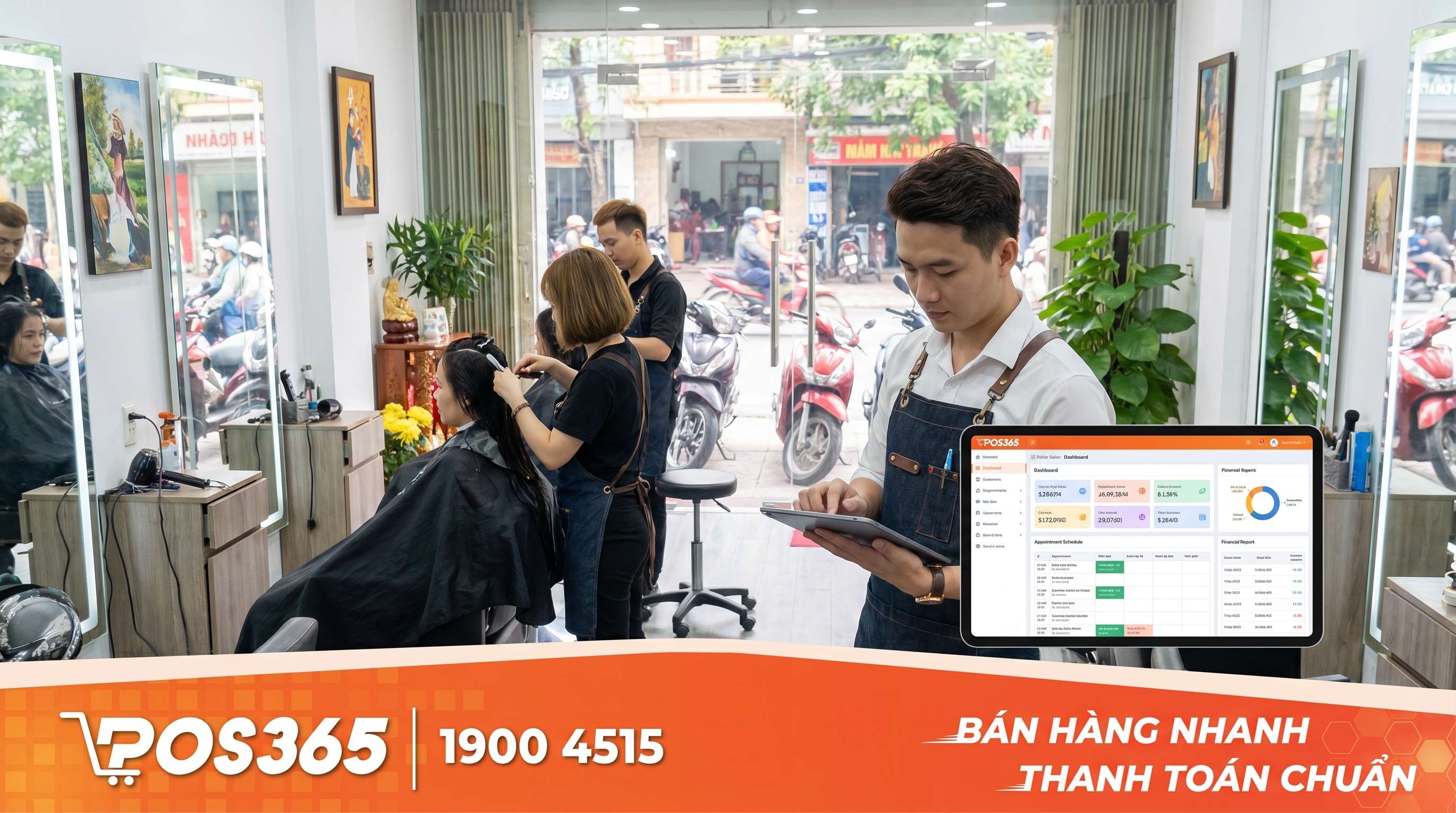 Review 12 phần mềm quản lý tiệm tóc, Salon chuyên nghiệp, chống thất thoát