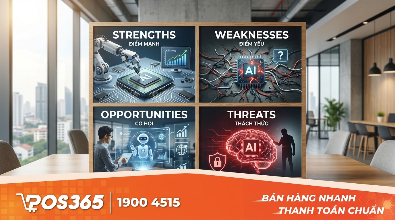 Phân tích ma trận SWOT của trí tuệ nhân tạo AI
