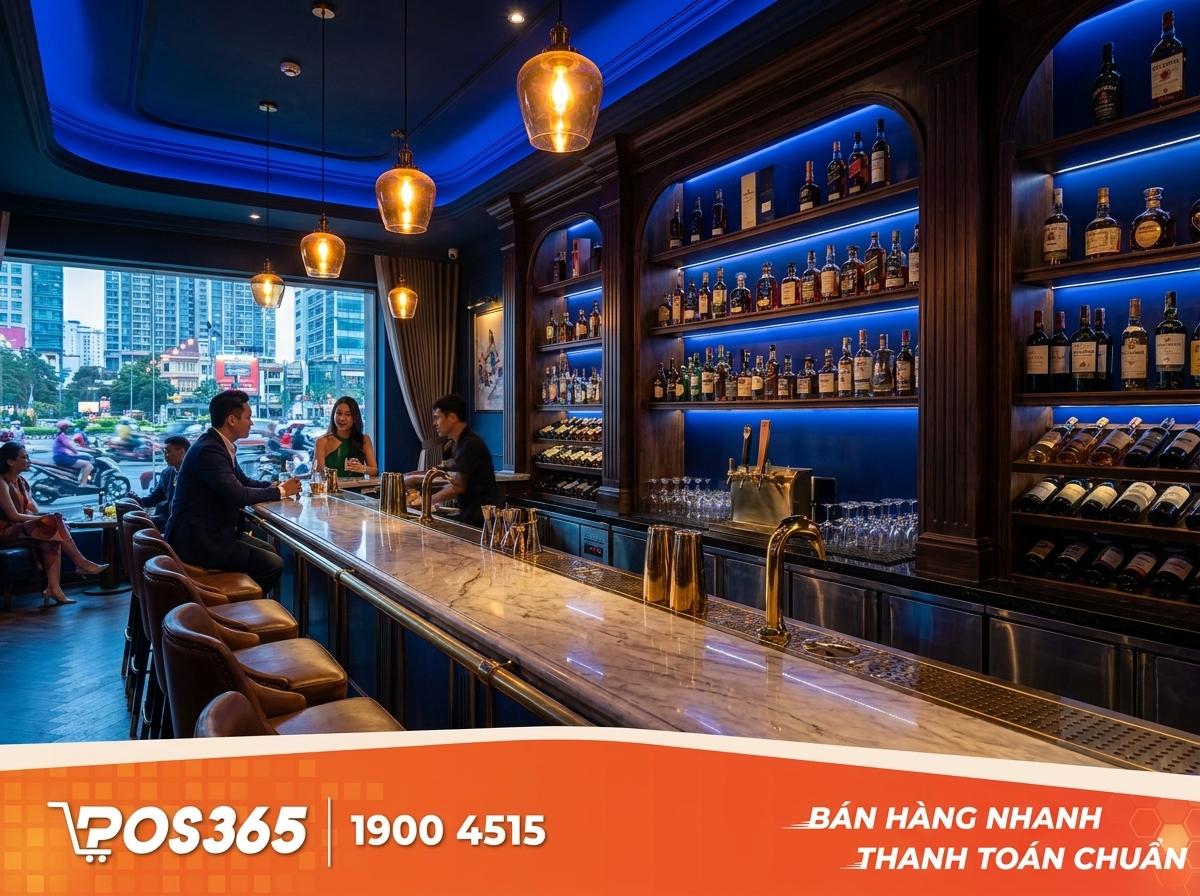 Tổng hợp 10 mẫu thiết kế quán bar chuyên nghiệp, thu hút