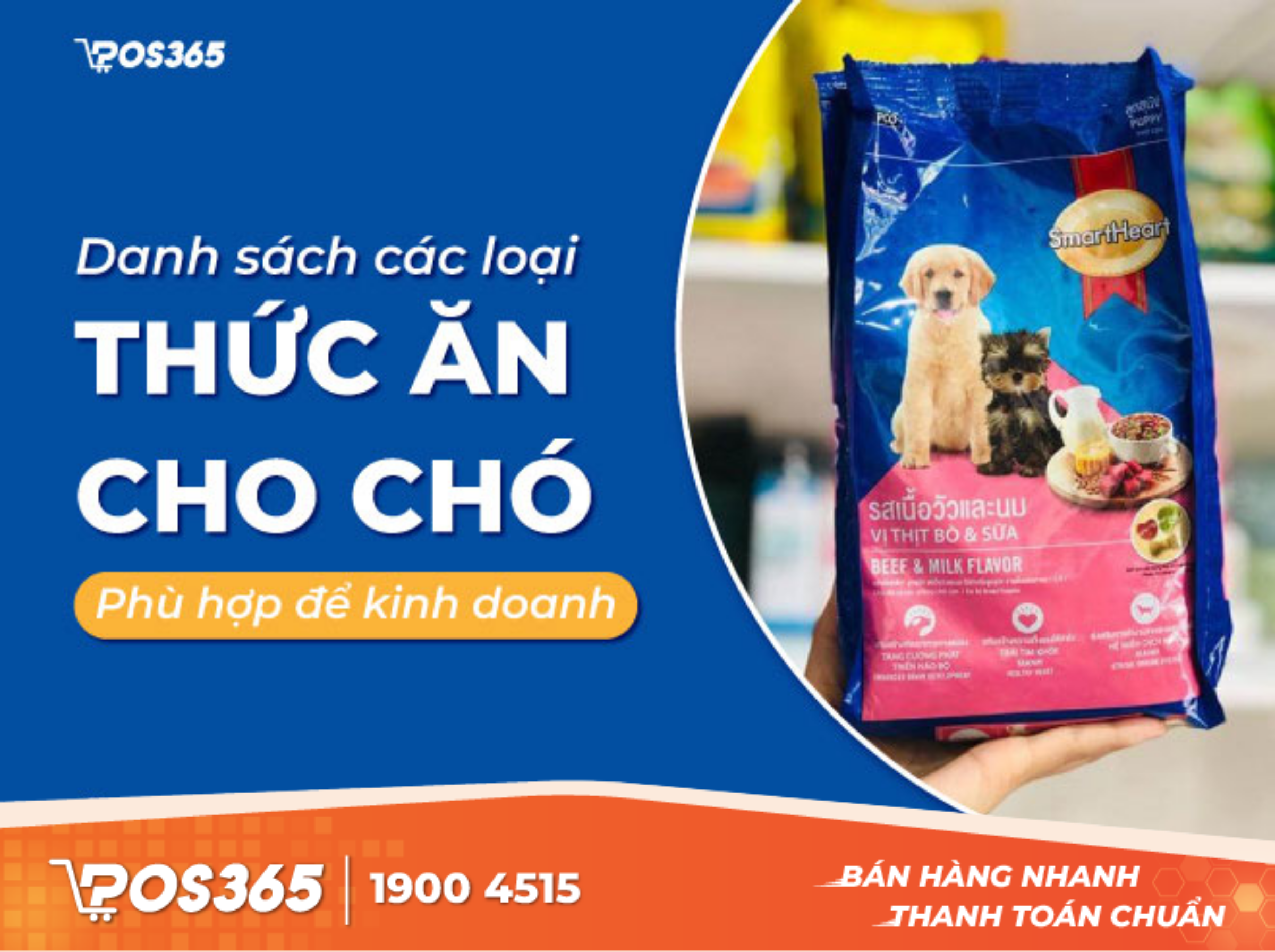 Danh sách 5 loại thức ăn cho chó phù hợp để kinh doanh