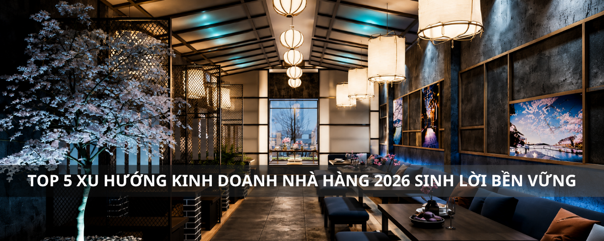 Top 5 Xu hướng kinh doanh nhà hàng 2026 sinh lời bền vững