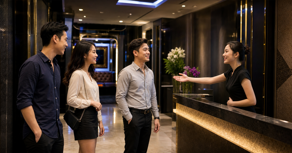 Quy trình 6 bước đón khách và sắp xếp phòng karaoke chuyên nghiệp
