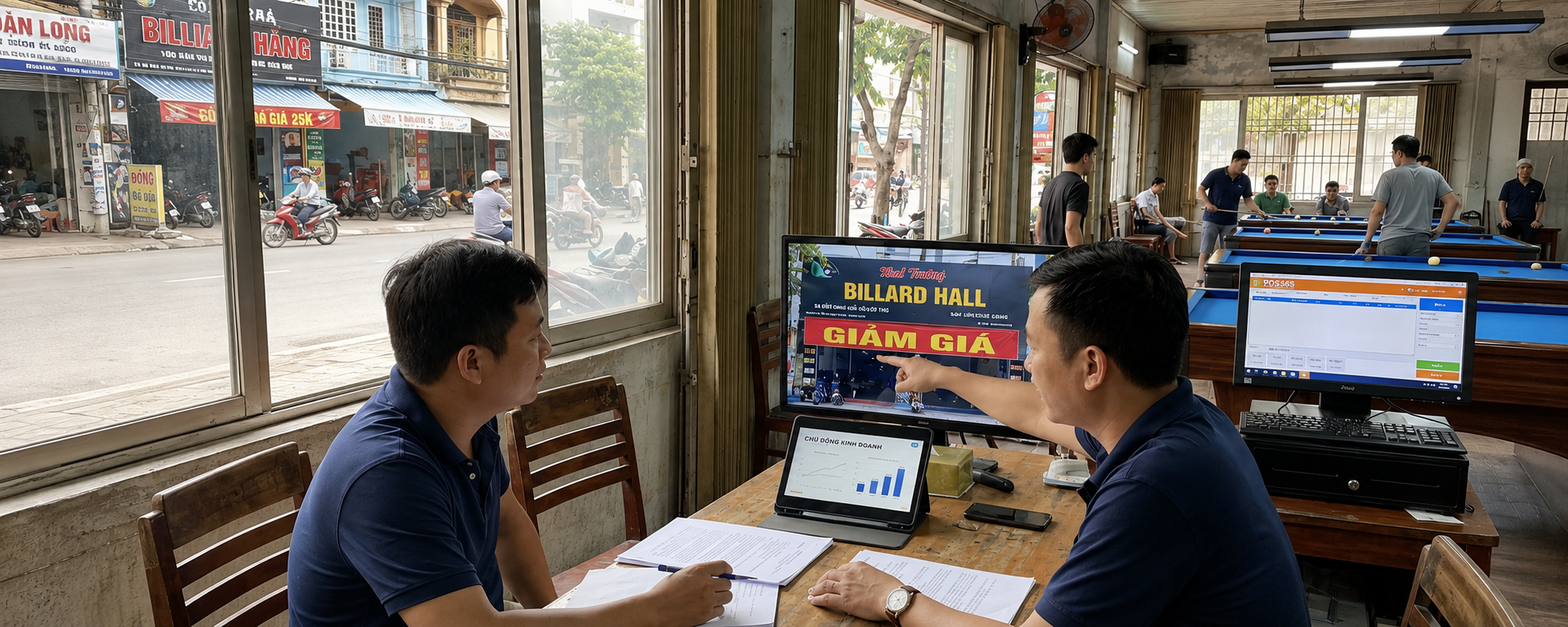 Chiến lược ứng phó khi quán bida đối thủ xung quanh giảm giá