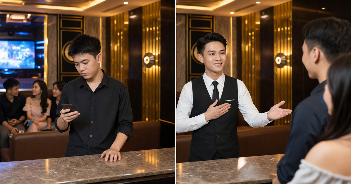 Các lỗi trang phục và tác phong phục vụ karaoke tối kỵ