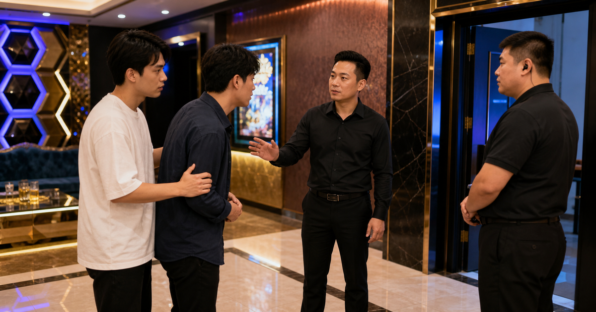 Quy trình xử lý khách say xỉn, quậy phá an toàn cho nhân viên