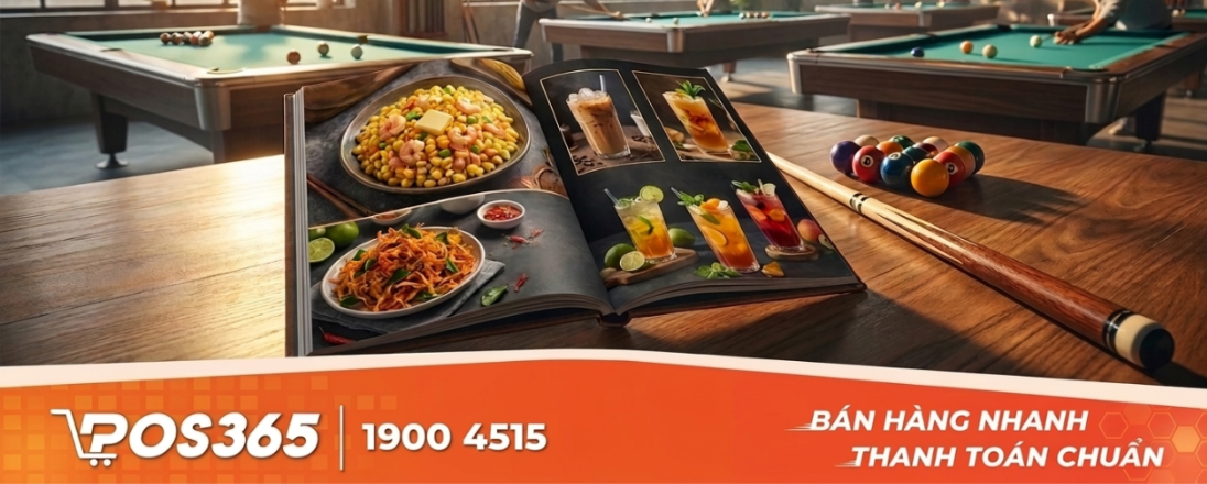 Gợi ý thiết kế menu đồ ăn nhanh, nước uống được cơ thủ ưa chuộng