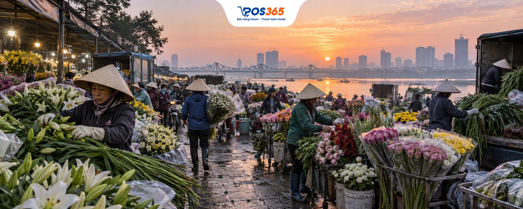 Top 5 chợ đầu mối hoa Hà Nội giá sỉ tận gốc cho chủ shop