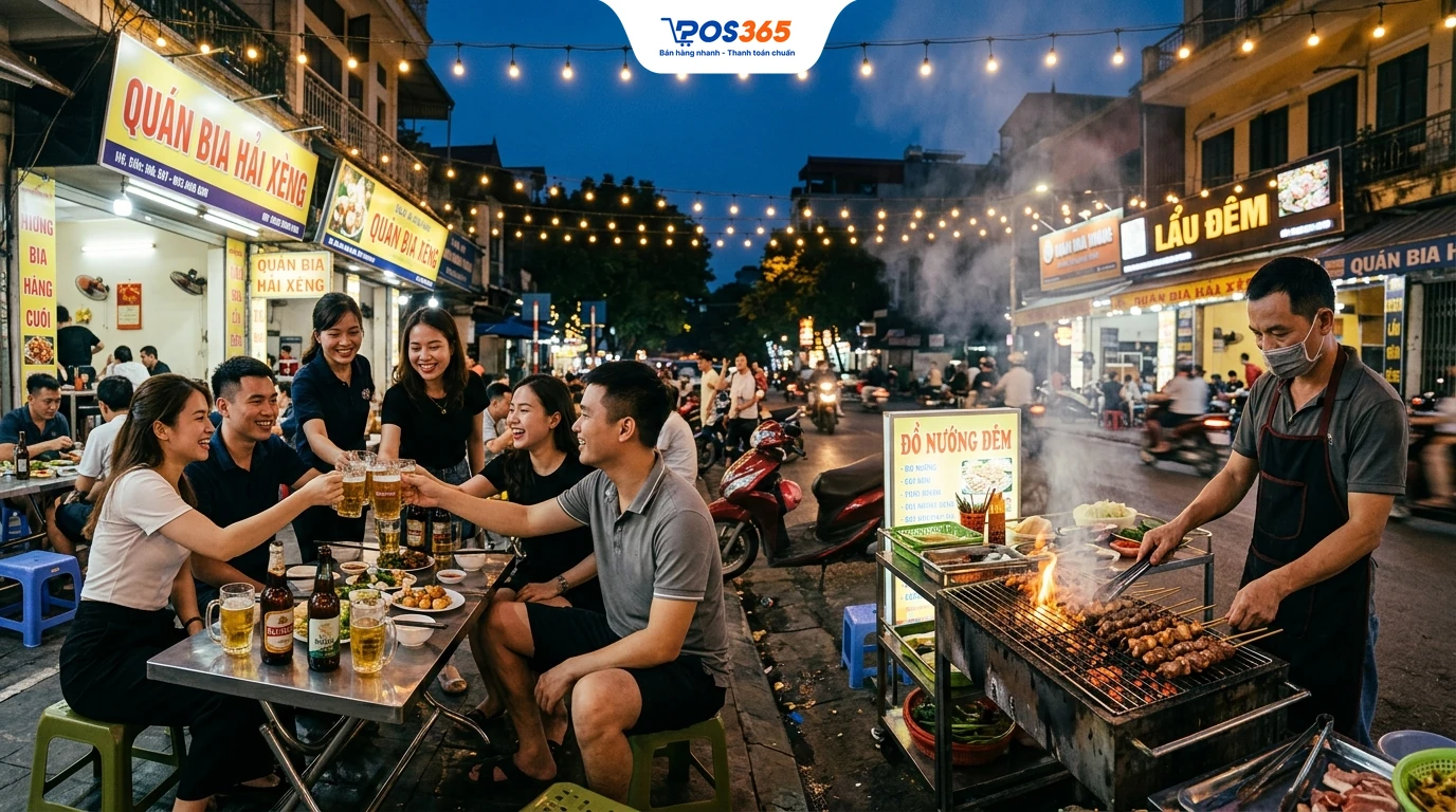 Kế hoạch mở quán nhậu vỉa hè từ A đến Z chi tiết 2026