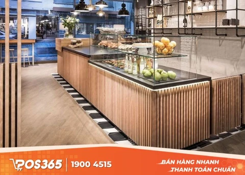 Mẫu quầy thu ngân nhà hàng, quán ăn