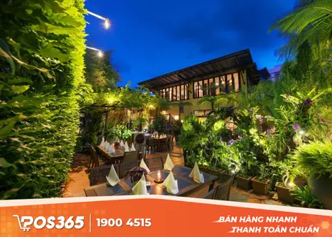 Thiết kế cho nhà hàng sân vườn diện tích rộng