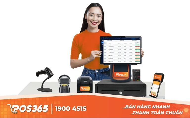 Thiết bị có trên quầy thu ngân