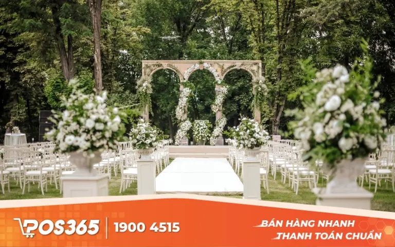 Thiết kế sân khấu nhà hàng tiệc cưới - hội nghị