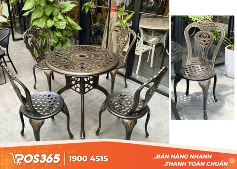 C&aacute;c loại b&agrave;n ghế chất liệu nh&ocirc;m đ&uacute;c
