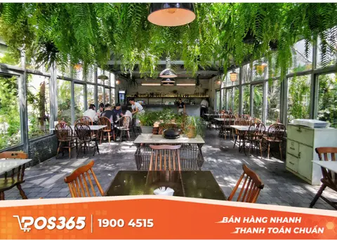 Thiết kế nội thất đẹp cho nhà hàng sân vườn phong cách hiện đại