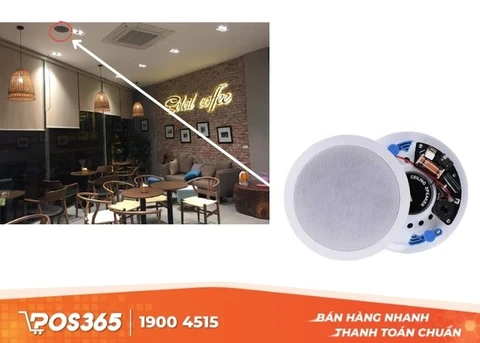 Loa âm trần xịn nhất cho quán cafe
