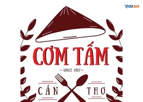 Biểu tượng th&igrave;a, dĩa những dụng cụ cần d&ugrave;ng để ăn m&oacute;n cơm tấm