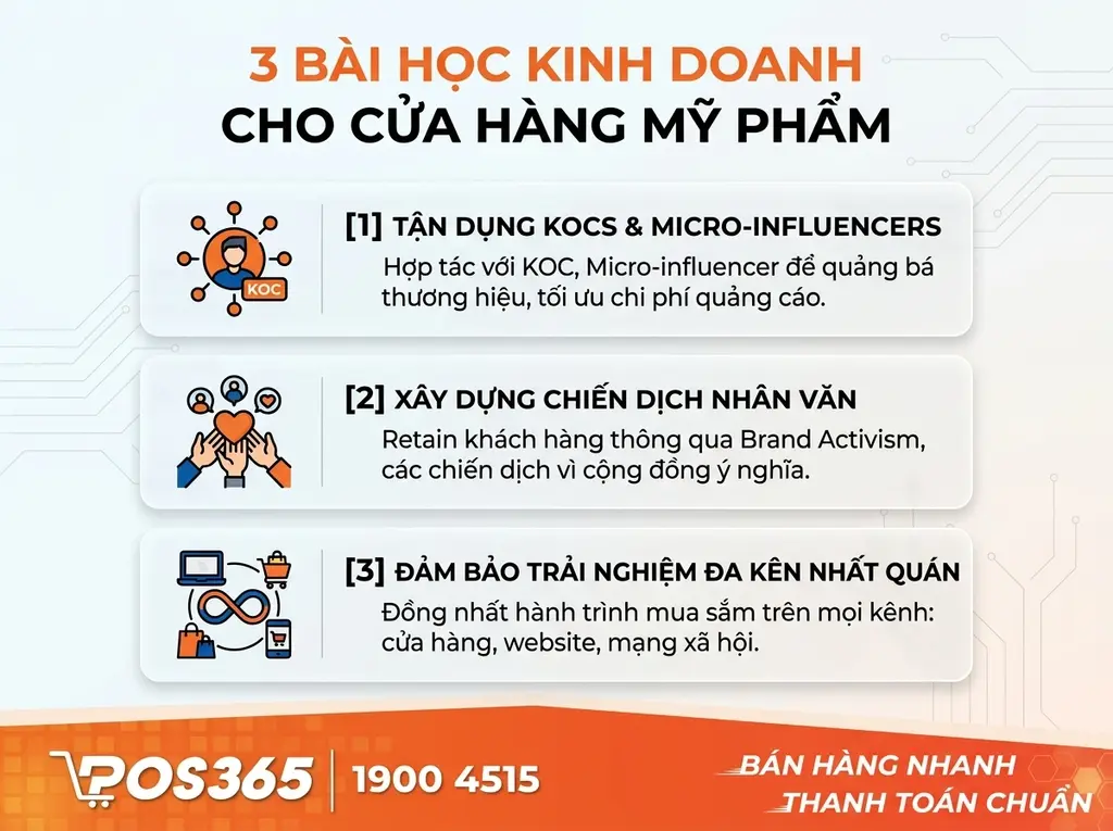 3 Bài học rút ra cho chủ shop kinh doanh mỹ phẩm