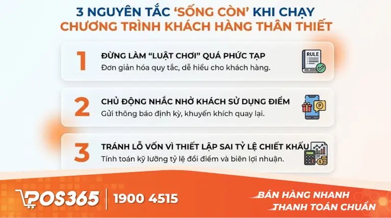 3 Nguy&ecirc;n tắc sống c&ograve;n khi chạy chương tr&igrave;nh kh&aacute;ch h&agrave;ng th&acirc;n thiết