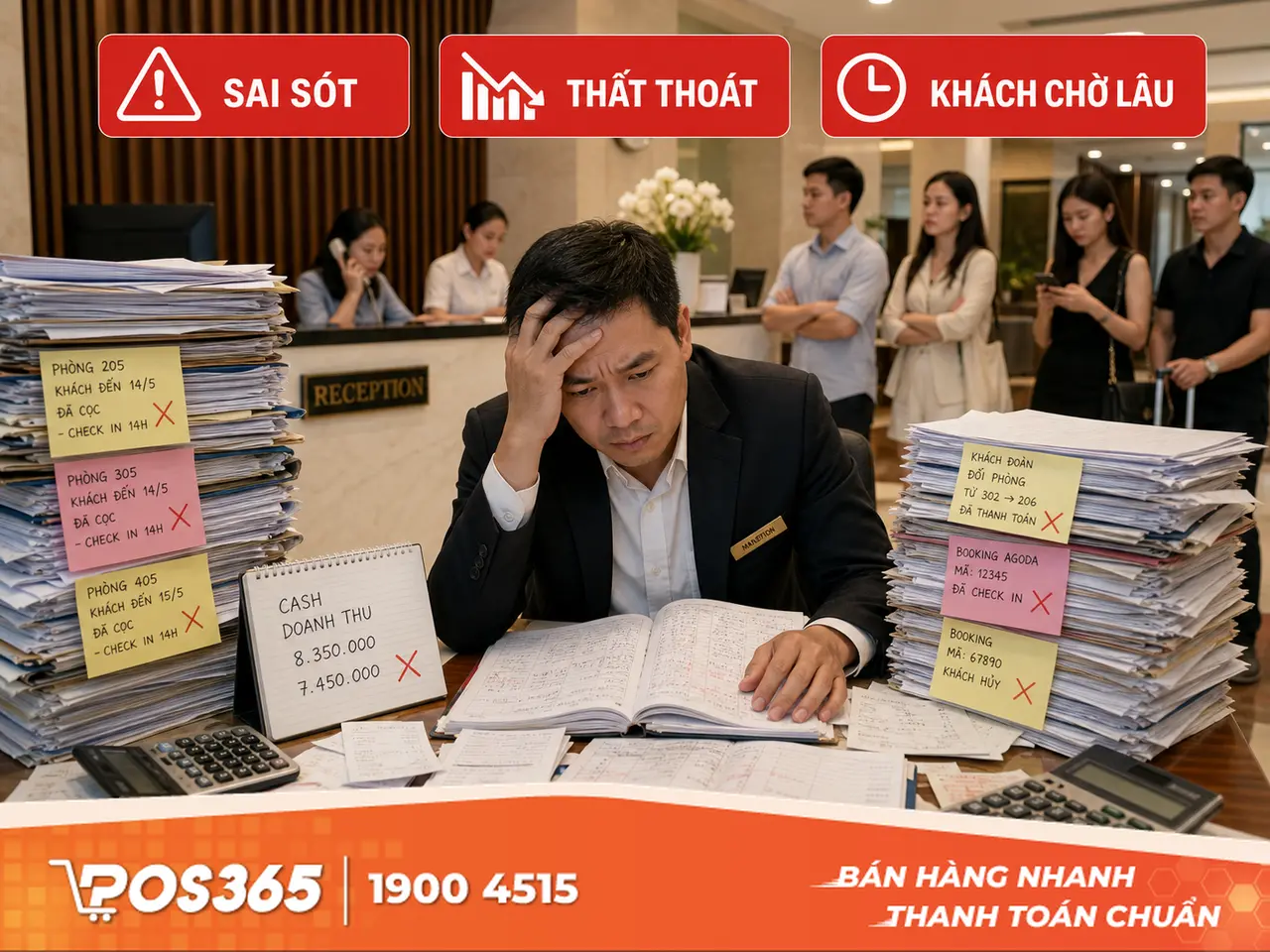 3 "Nỗi đau" chí mạng khi quản lý khách sạn thủ công