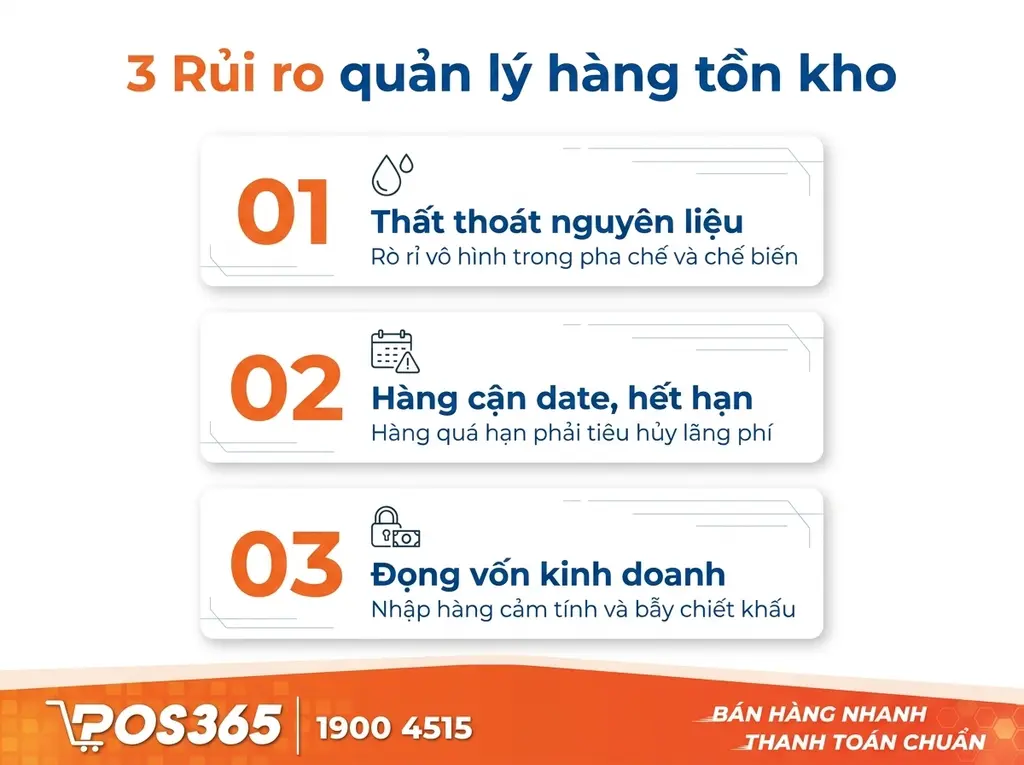 3 Rủi ro chí mạng nếu quản lý hàng tồn kho lỏng lẻo
