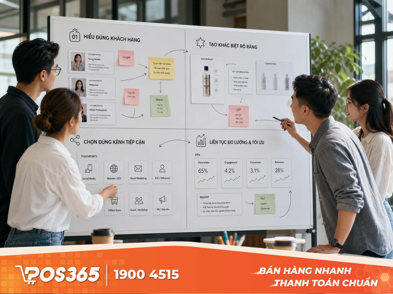 4 yếu tố cốt lõi tạo nên chiến lược marketing thành công