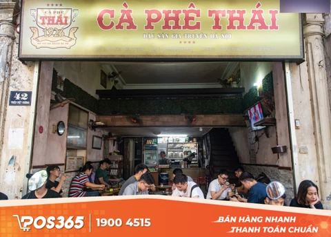 Mô hình quán cafe vỉa hè