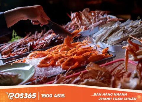 M&ocirc; h&igrave;nh buffet hải sản lu&ocirc;n hấp dẫn nhiều người đầu tư