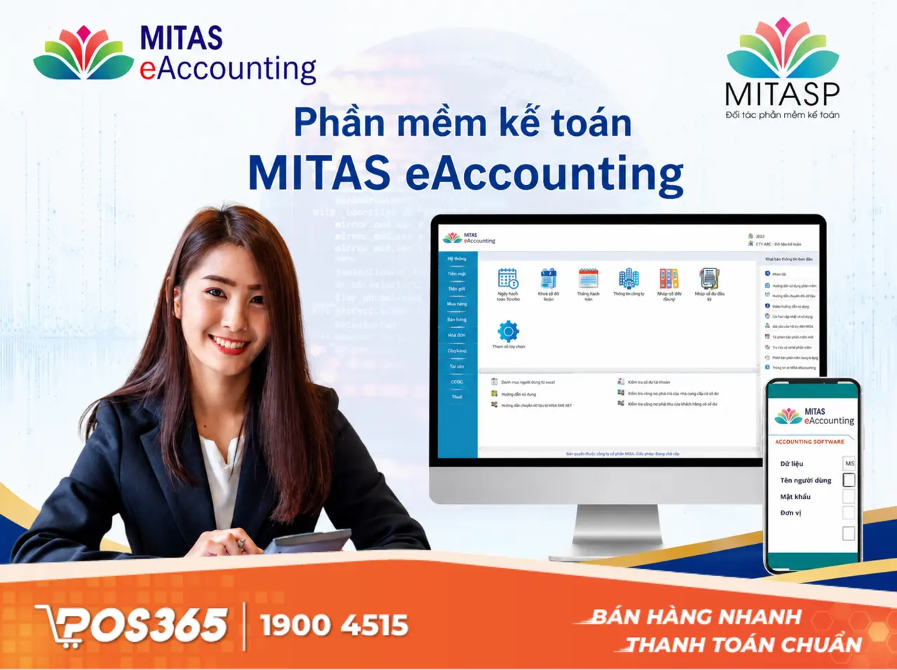 App kế toán Mitas eAccounting sử dụng điện toán đám mây