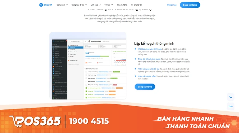Base CRM - Phù hợp cho số hóa quản trị nội bộ tổng thể