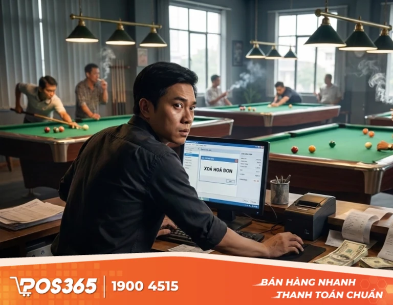 Dấu hiệu nhận biết cửa hàng đang bị thu ngân gian lận xóa bill