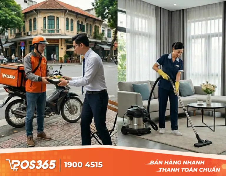 Dịch vụ tiện &iacute;ch (Cơm văn ph&ograve;ng giao tận nơi, vệ sinh nh&agrave; cửa)