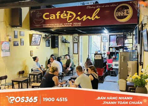 Cafe Đinh thu h&uacute;t nhiều kh&aacute;ch T&acirc;y