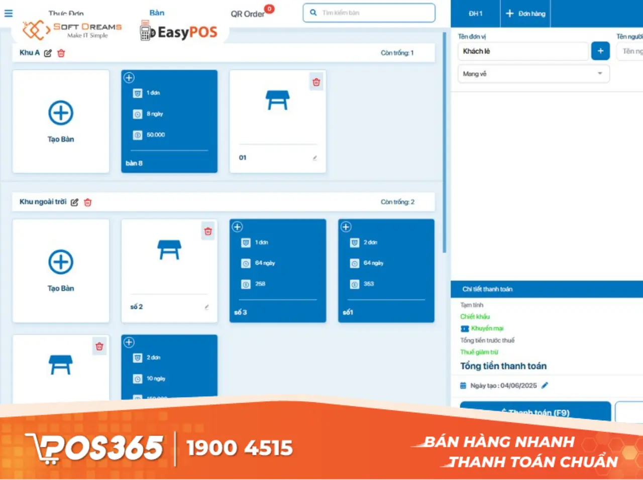 EasyPOS - Giải pháp cơ bản cho quán cơm nhỏ lẻ