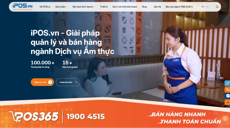 iPOS - Phần mềm quản lý nhà hàng offline chuyên sâu ổn định