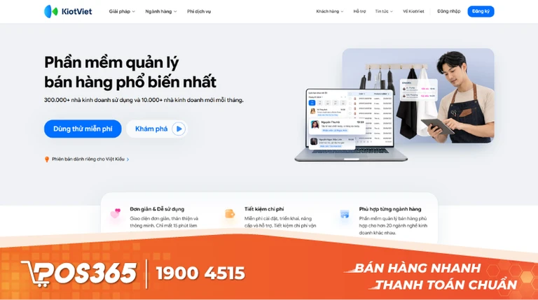 KiotViet - Sự lựa chọn phổ biến, dễ làm quen