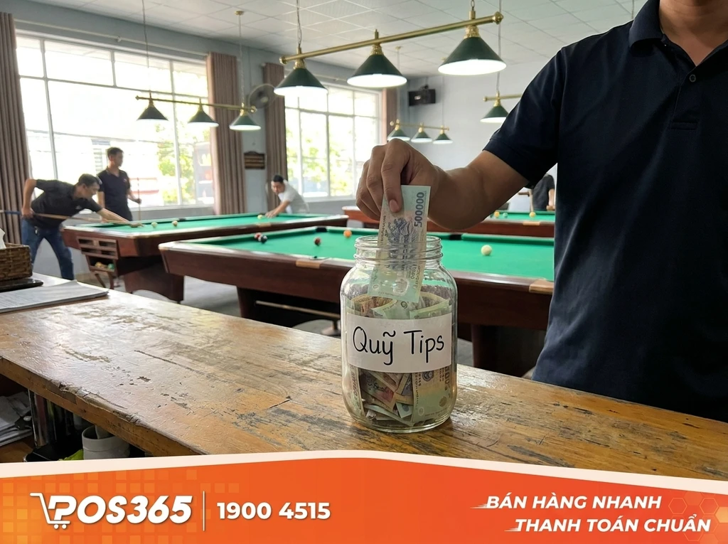Mô hình 3: Marker trích đóng góp quỹ chung (Tip Sharing / Tip Out)