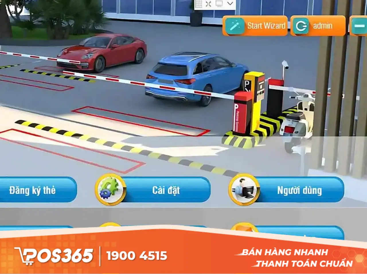 Phần mềm kiểm soát bãi xe PTH Parking