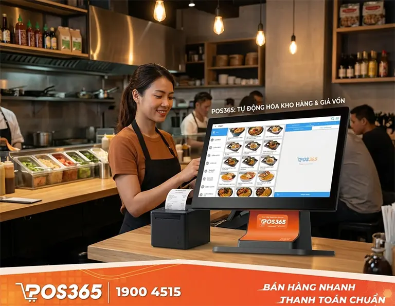 Phần mềm quản l&yacute; b&aacute;n h&agrave;ng POS365 tự động h&oacute;a gi&aacute; vốn v&agrave; trừ kho