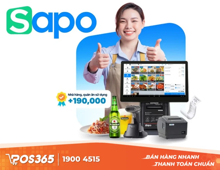 Sapo FnB - Hệ thống quản lý nhà hàng toàn diện & đa kênh