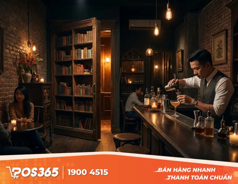 Speakeasy Bar (Kh&ocirc;ng gian ẩn m&igrave;nh)